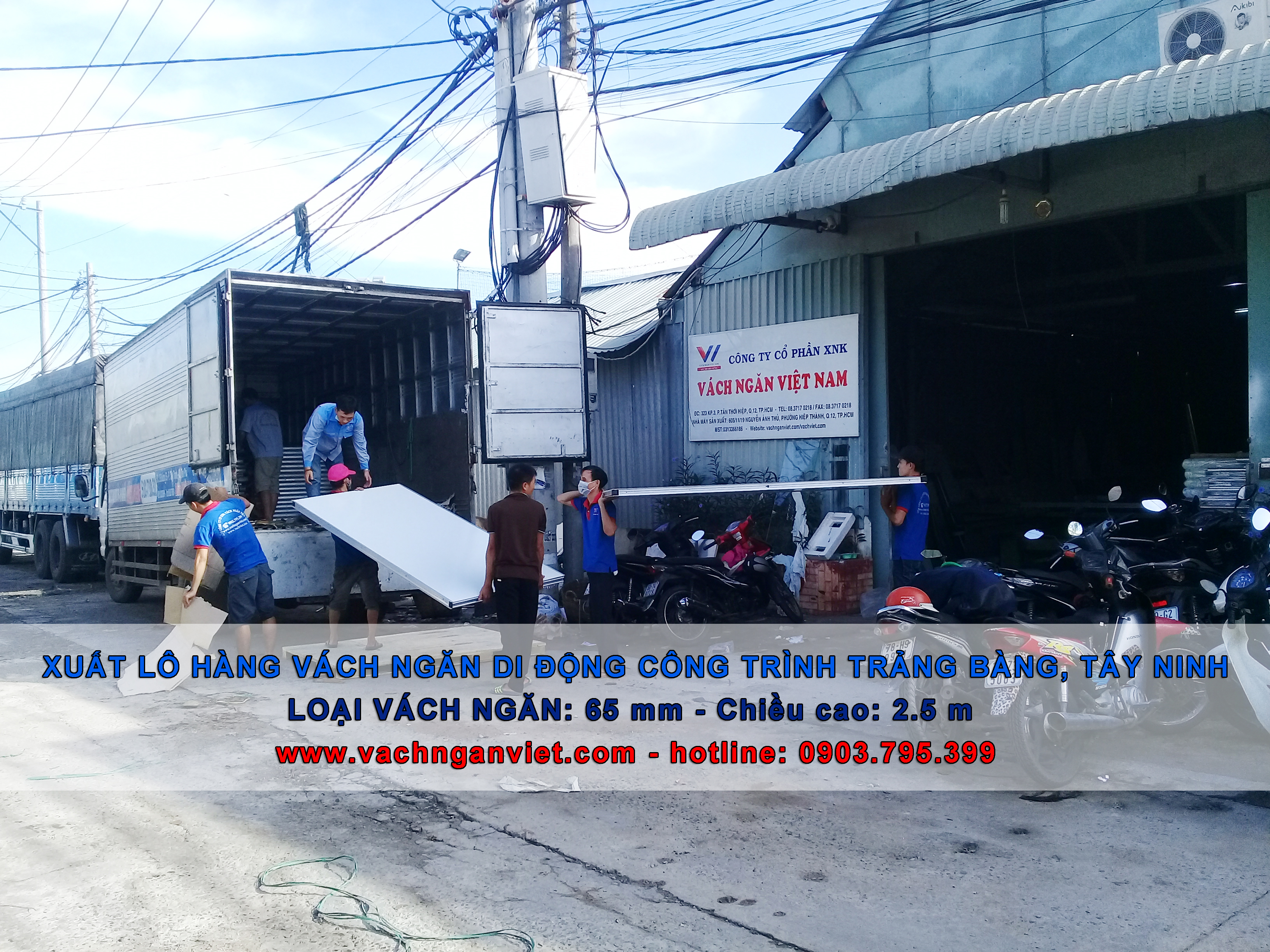 Ngày 25/11 Xuất Lô Hàng 100m2 Vách Ngăn...