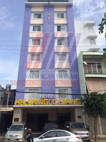 Thi Công Vách Ngăn Di Động Hotel Helen Ngọc Giang